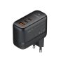 LDNIO Fast Type-c Adapter 65W 3 Ports Type-c = 2 Pd 65W + USB =1 30W - Q366