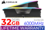 Corsair Vengeance 32GB 6000MHZ DDR5 C40 Black