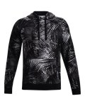 Men's Ua Rival Fleece Sport Palm Hoodie - Black LG