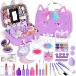 Heaning Real Kids Makeup Girl Toys - Safe Non-toxic Washable