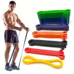 1PC Latex Elastic Band Fitness Resistance Band Sports Resistance Band Pull-up Elastic Rope Tpe Tension Rope