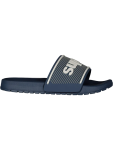 Navy Graphic Logo Sandals - 3 Blue