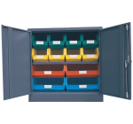 Linbin Storage Bin Half Size Cabinet Kit 1