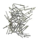 4.0X10MM Aluminium Rivet Open PK100