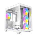 Antec C5 Argb Tempered Glass Steel White Atx Mid-tower Gaming Chassis
