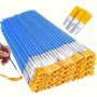 20PCS Artist Nylon Paint Brush Set For Oil Acrylic & Gouache - Premium Wooden Handles Art Supplies