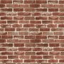 Industrial Red Brick Wallpaper: Self-adhesive Peel And Stick Waterproof Removable Perfect For Home Decoration And Furniture Renovation