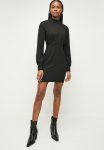 High Collar MINI Dress - Black