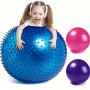 Large Sensory Massage Ball 45.01CM Bouncy Exercise Ball For Toddlers Big Inflatable Ball With Tactile Spikes Outdoor Ball Pool Ball Yoga Ball Large Beach