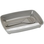 Moderna Kitten Litter Box Starter Kit - Warm Grey Waggs Online Pet Shop