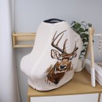 Car Seat Cover Beige Earthy Buck Set