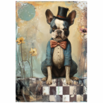 Tear Resistant Deco Print Quirky Dog