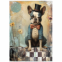 Tear Resistant Deco Print Quirky Dog