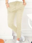 Solid Color Drawstring Slim Pants Casual Pockets Simple Pants For Spring & Fall Women's Clothing