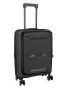 Cellini Ipak 4 Wheel Carry On Trolley Case Black