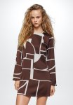 Dress IVANKA2 - Brown