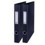 Pack Of 2 A4 2-RING Ringbinders Ring Binder Files - Black