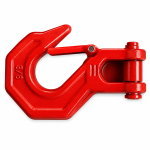 Cast Iron Hook Red Coated