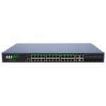 Duxnet 28-PORT Layer 2 Managed Gigabit Poe+ Switch