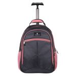 Volkano Orthopaedic Trolley Backpack 27L -dark Grey PINK-VK-7094-DGRPK
