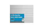 Ruled Index speech Cards – A6 160GSM White – 100 Sheets – ISC002