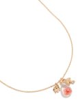 Goldair Gold Mushroom & Floral Charms Necklace
