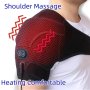 Electric Heating Massager Shoulder Pad Brace Support Brace Joint USB Plug