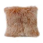 Tibetan Scatters Sheepskin Pillow 4 Colours - Ivory