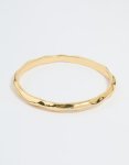 Goldair Gold Plated Molten Wavy Bangle