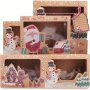 6-PACK Christmas Cookie Gift Boxes With Clear Window Holiday Bakery Treat Containers Paper Box Set With Twine And Tags For Festive Xmas Party Favors