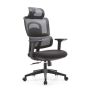 Premium Ergonomic Mesh Office Chair With Headrest & Lumbar Support - Silver