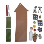 Diy Mosaic House Kit 34 Piece 2039G