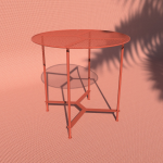 Outdoor Bambanani Table - Coral
