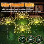 Solac Solar Garden Lights Outdoor With Installation Hardware Flush Mount Color Changing Push Button Control Detachable Recessed