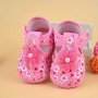 Trendy Cute Flower Sneakers For Baby Girls Lightweight Anti-slip Walking Shoes For Spring And Autumn