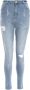 - Women Blue Denim Diamante Ripped Skinny Jeans