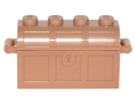 Parts Container - Treasure Chest Bottom That Slots In Back With Treasure Chest Lid - Thick Hinge 4738A 4739A 4738AC01 - Medium