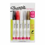 Sharpie Paint Marker: Medium Metallic Assorted Card Each