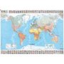 The World - Michelin Rolled & Tubed Wall Map Paper - Wall Map   Sheet Map Rolled 2016