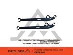 Des Sol Radial Arms Oem & 3 Castor Correction Sold As Pair Complete With Bushes