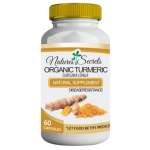 Natures Secrets Organic Tumeric Curcuma Longa Capsules 60’S