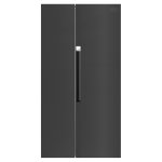 Defy 91CM Side By Side Fridge Naturelight Dark Inox DFF636