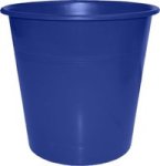 Bantex Waste Paper Bin 10 Litre Round - Blue