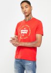 Levi's Circle Text Grp Tee - Poppy Red