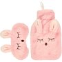 Clicks Bunny Eye Mask & Hot Water Bottle Set