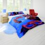 Red And Blue Fighter Duvet Cover Set Queen