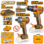 Ingco 20V Ps Drill And Driver Combo