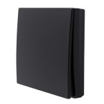 One Lever Kinetic Frameless Switch Black