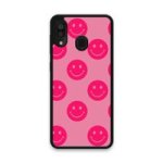 Custom Printed Tpu Cases - Samsung Galaxy A20 Samsung Galaxy A30 & 39 Hot Pink Smiley& 39 By