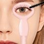 1pc Eyeliner Stencils Mascara Shield Guard Mascara Applicator Tool With Comb Eyelash Applicator Tool